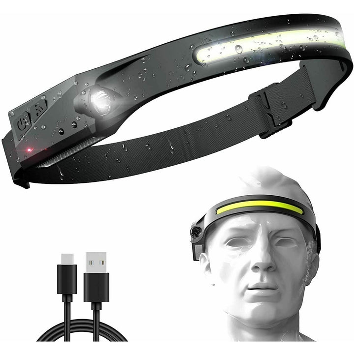 Rechargeable LED Headlamp with All Perspectives Induction 230 Illumination Image 1