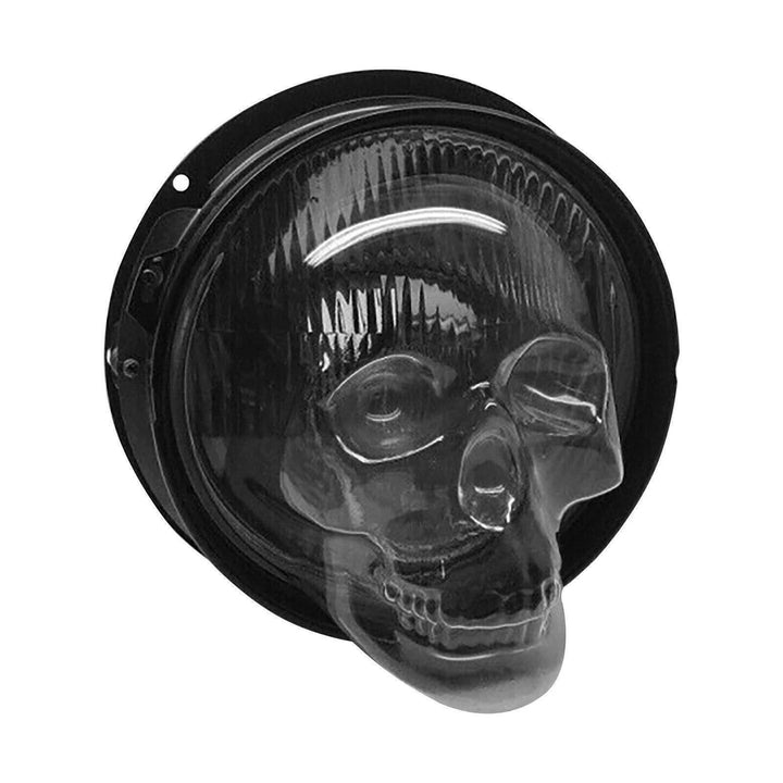 Skull Headlight Covers fit 7-inch Headlight Skeleton Cover for Car Trucks Image 6