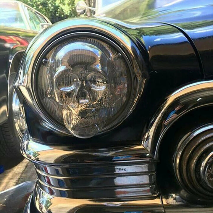 Skull Headlight Covers fit 7-inch Headlight Skeleton Cover for Car Trucks Image 7