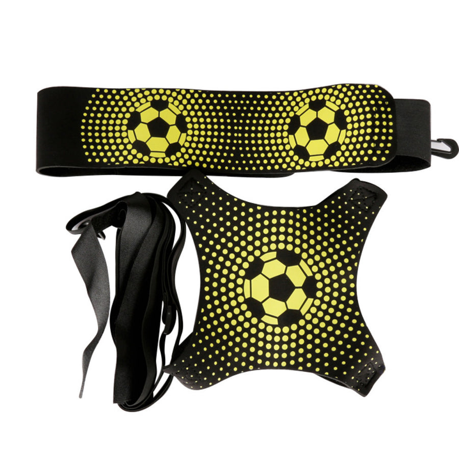 Soccer Trainer Kids Solo Training with Auxiliary Circling Belt for Football Kick Image 1