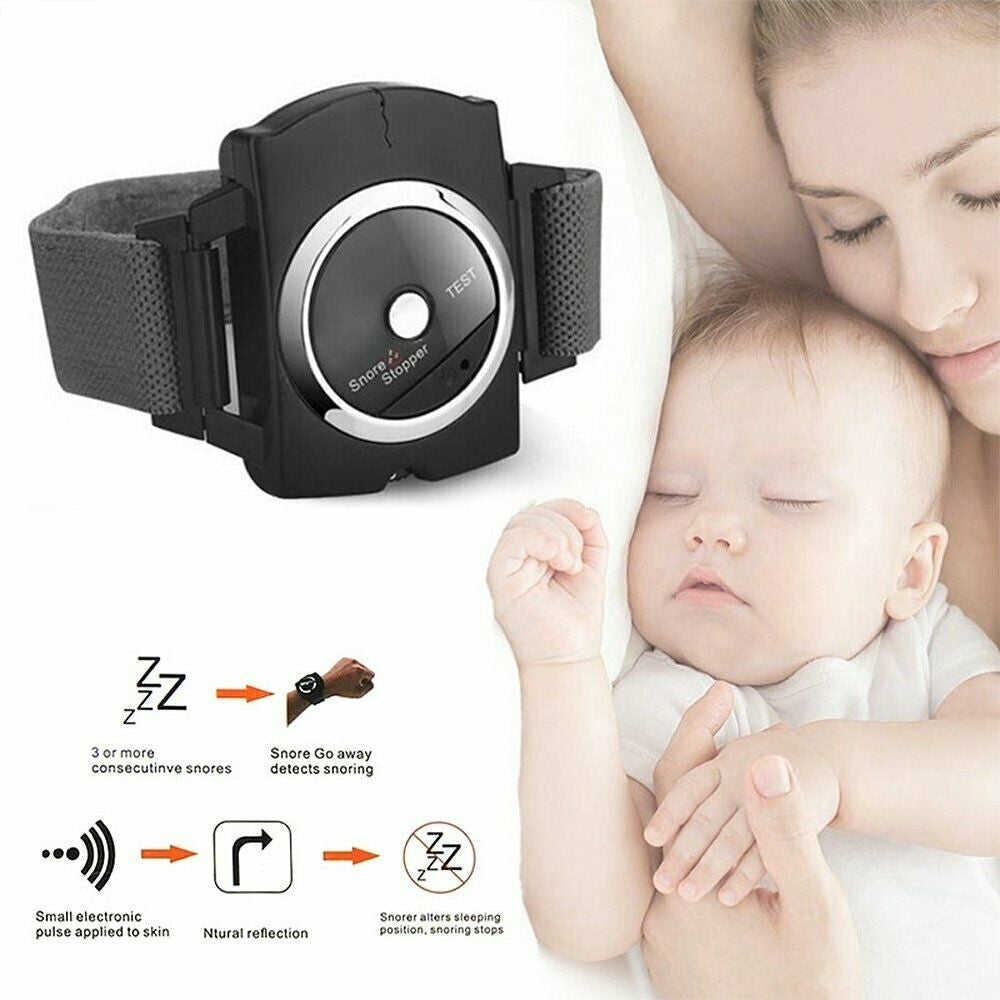 Snore Stopper Adjustable Wristband Bracelet Anti-Snore Aid Sleeping Device Image 6