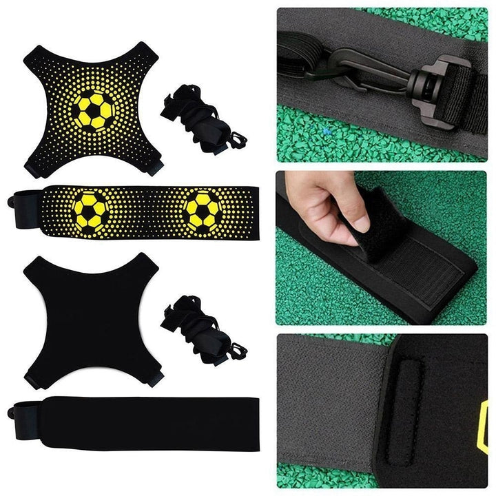 Soccer Trainer Kids Solo Training with Auxiliary Circling Belt for Football Kick Image 4