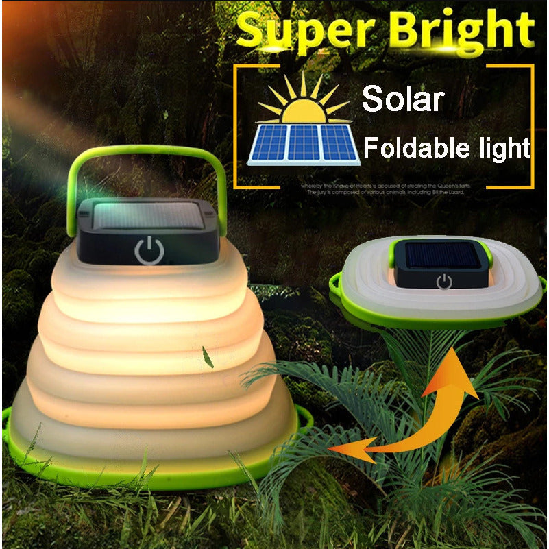 Solar-Powered Collapsible Travel Light Image 2