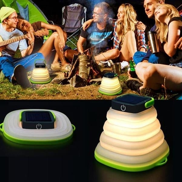 Solar-Powered Collapsible Travel Light Image 3