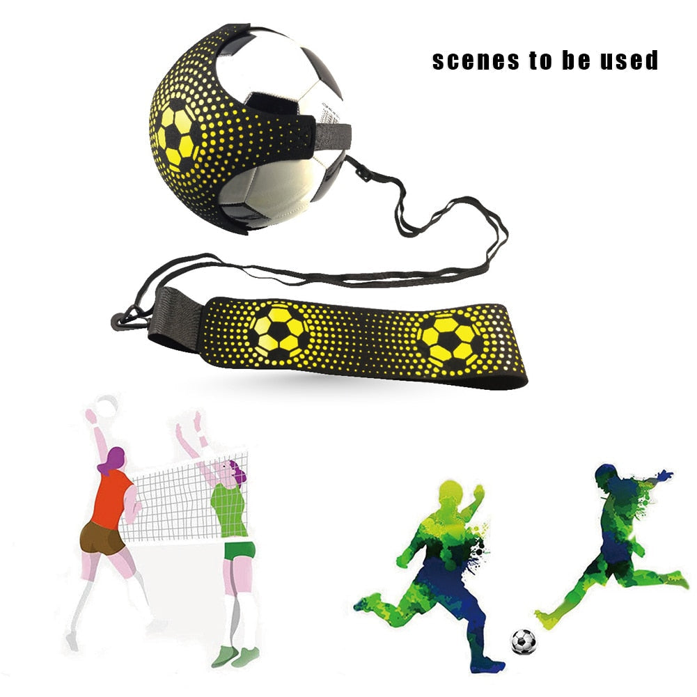 Soccer Trainer Kids Solo Training with Auxiliary Circling Belt for Football Kick Image 7