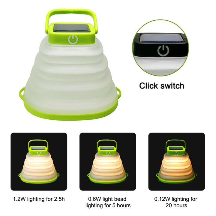 Solar-Powered Collapsible Travel Light Image 6