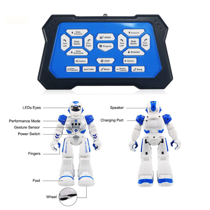 Smart RC Robot Toy Talking Dancing Gesture Sensing Programmable Robots for Kids Image 6