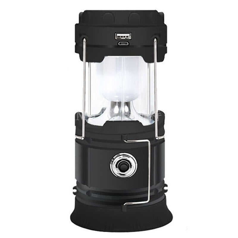 Solar-Powered LED Camping Lantern - Perfect for HikingCampingEmergencies Image 1