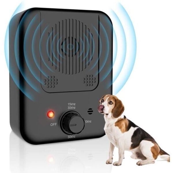 Ultrasonic Anti-Barking Device Pet Dog Control Outdoor Sonic Silencer Tools Image 1