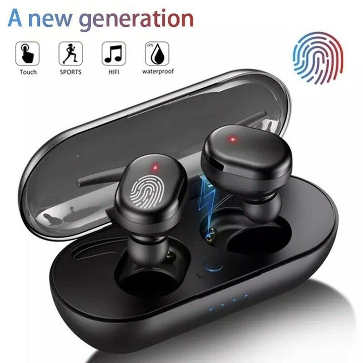 True Wireless Smart Touch Earbuds with Charging Box Image 3