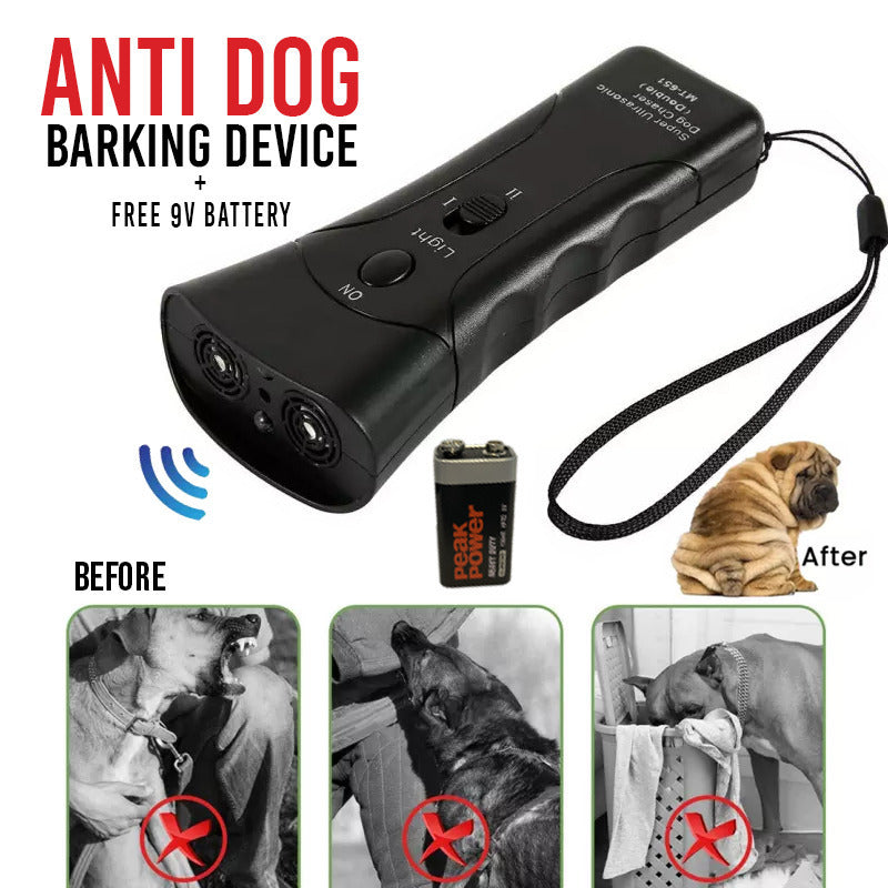 Ultrasonic Pet Dog Stop Barking Away Anti Bark Training Repeller Control Device Image 4