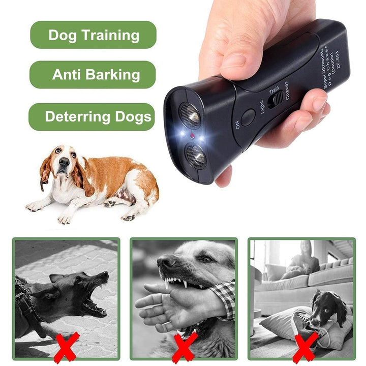 Ultrasonic Pet Dog Stop Barking Away Anti Bark Training Repeller Control Device Image 6