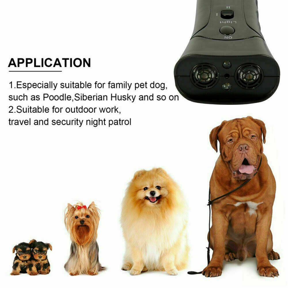 Ultrasonic Pet Dog Stop Barking Away Anti Bark Training Repeller Control Device Image 8