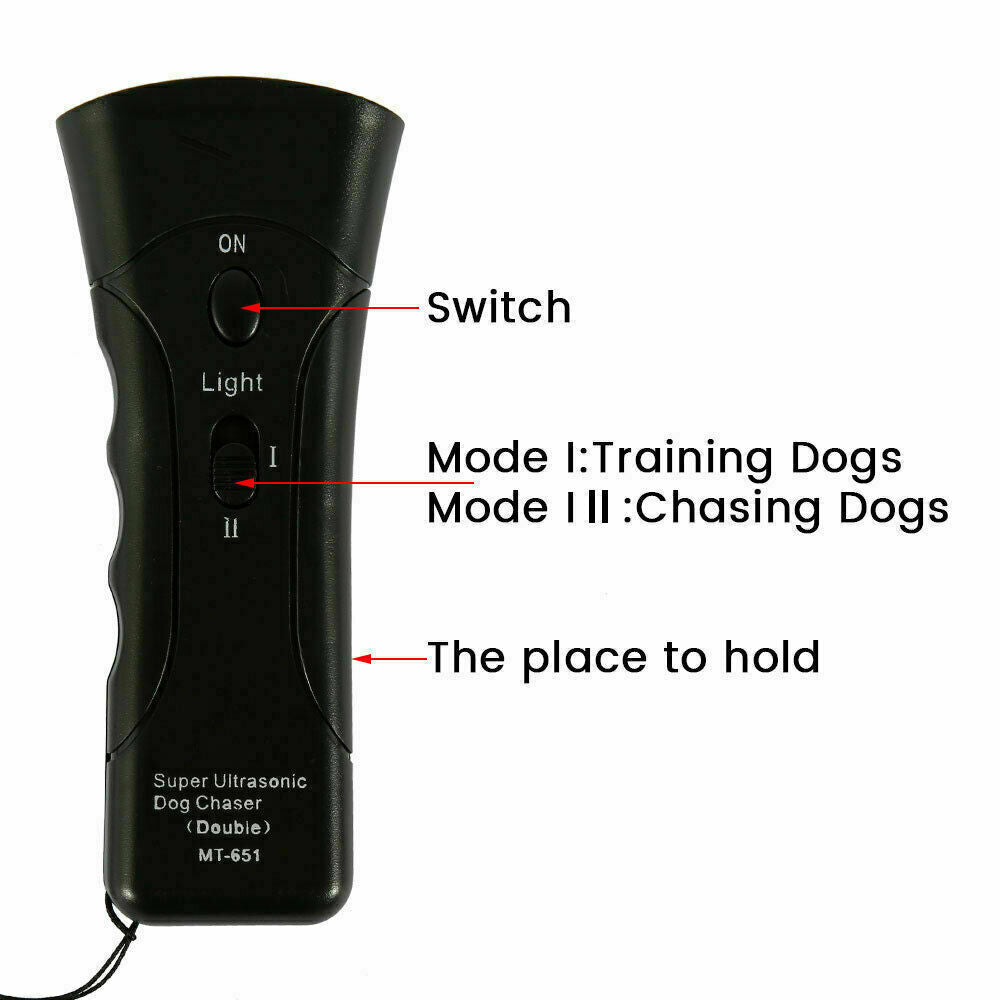 Ultrasonic Pet Dog Stop Barking Away Anti Bark Training Repeller Control Device Image 9