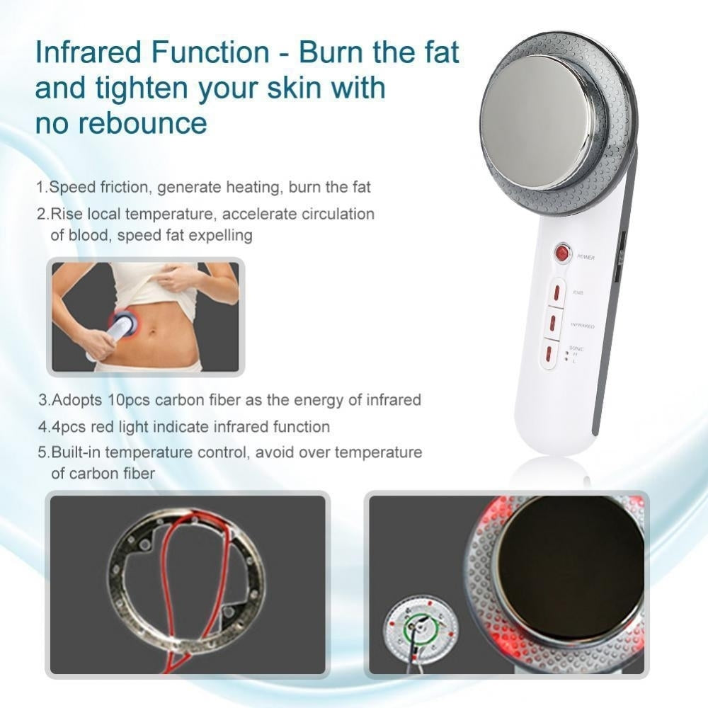 Ultrasonic Cavitation Fat Remover Body Massager Slimming Anti-Cellulite Machine Image 12