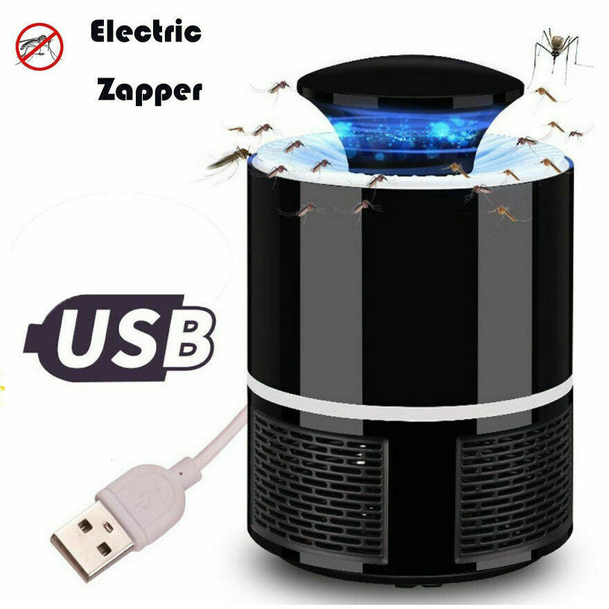 USB Powered Electric Mosquito Killer Lamp Led Bug Zapper Lure Trap for Home Image 2