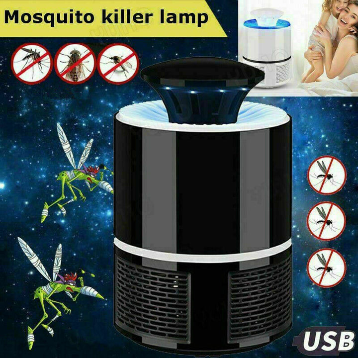 USB Powered Electric Mosquito Killer Lamp Led Bug Zapper Lure Trap for Home Image 4