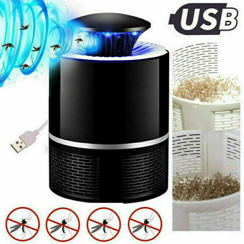 USB Powered Electric Mosquito Killer Lamp Led Bug Zapper Lure Trap for Home Image 4