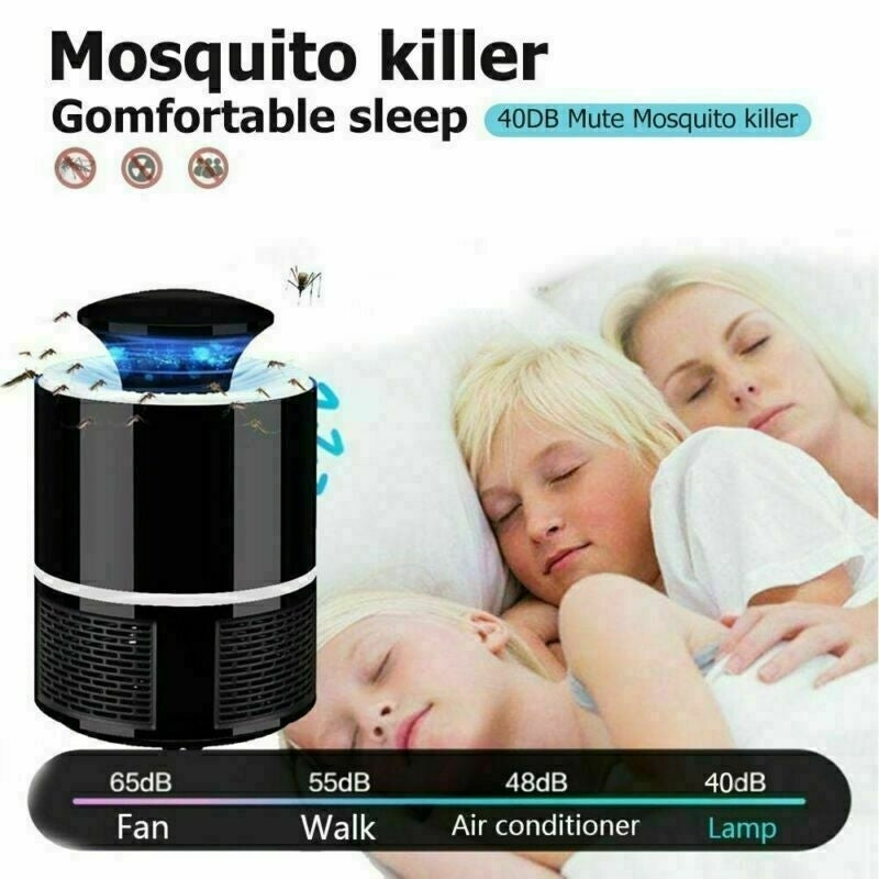 USB Powered Electric Mosquito Killer Lamp Led Bug Zapper Lure Trap for Home Image 6