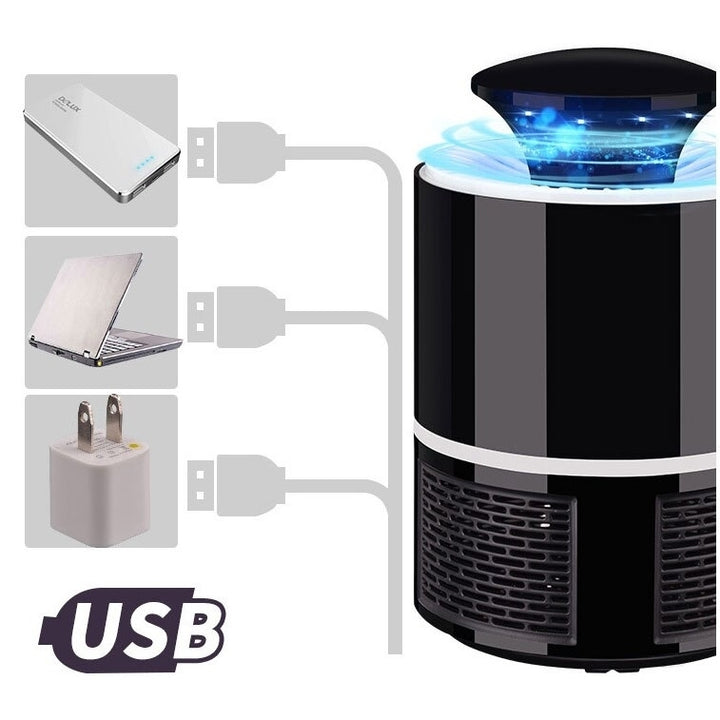 USB Powered Electric Mosquito Killer Lamp Led Bug Zapper Lure Trap for Home Image 10