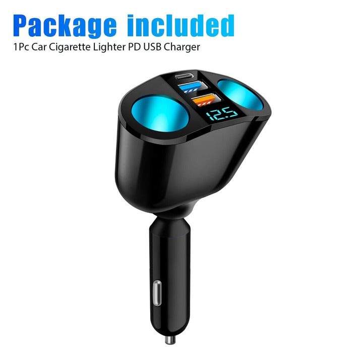 USB Car Cigarette Lighter Socket Splitter Power Adapter Charger Outlet 12V Image 10