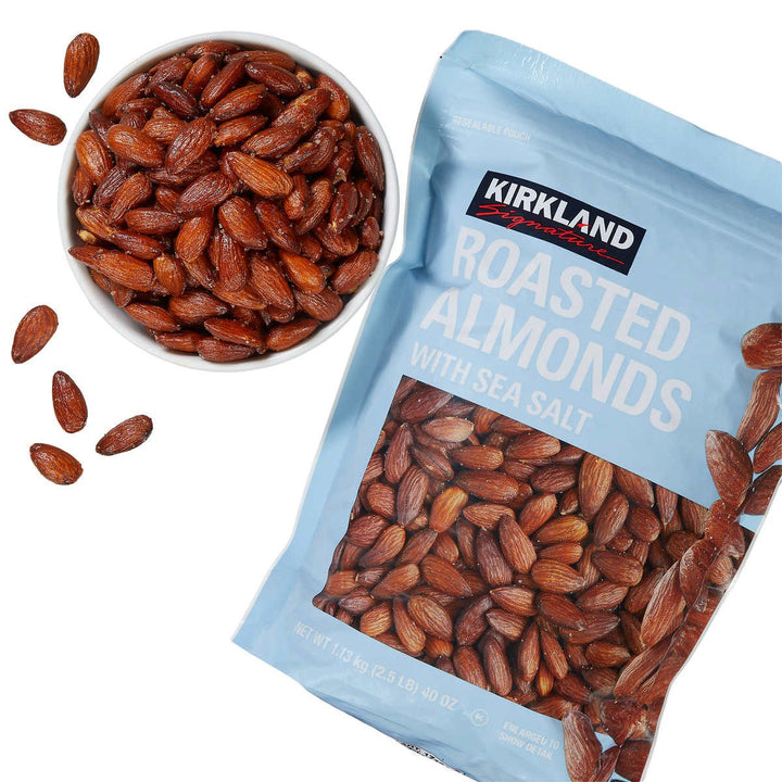 Kirkland Signature Roasted Almonds Sea Salt 2.5 Pounds Image 4