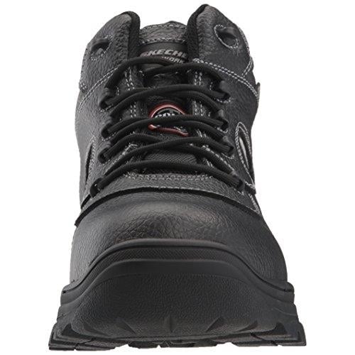 SKECHERS WORK Mens Burgin-Sosder Composite Toe Work Boot Black - 77144-BLK BLACK Image 4