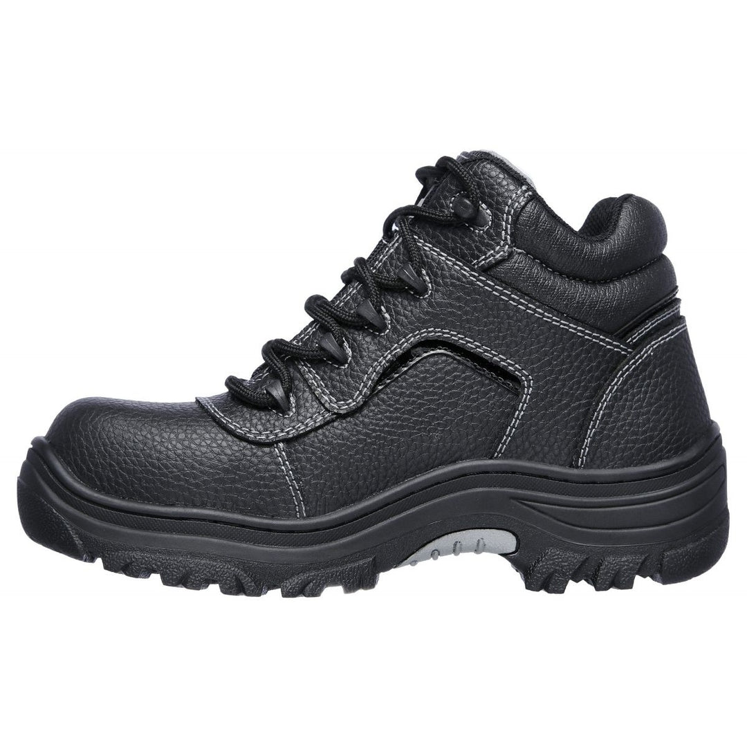 SKECHERS WORK Womens Burgin - Coralrow Composite Toe Work Boot Black - 77288-BLK BLACK Image 3