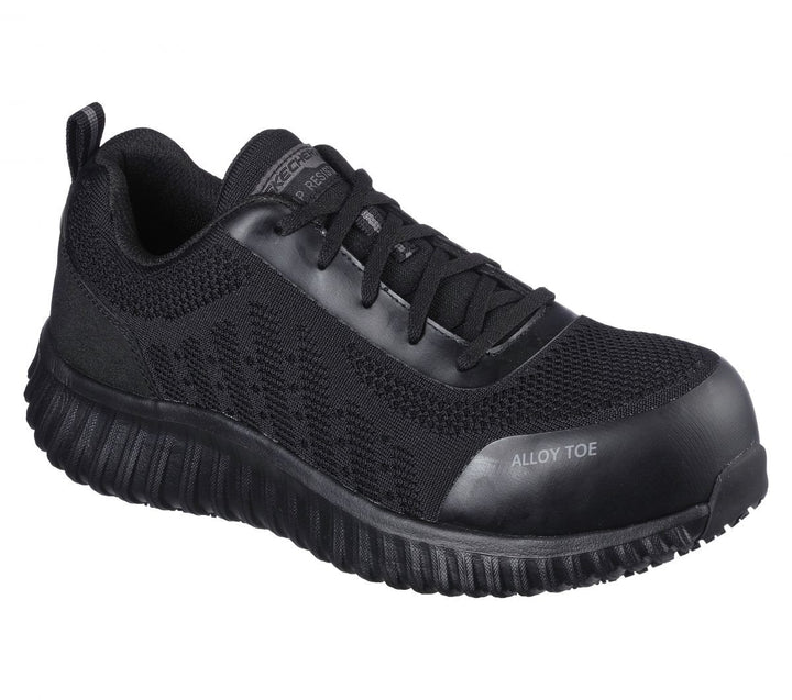 SKECHERS WORK Mens Work: Cicades - Taolo Alloy Toe ESD Work Shoe Black - 200055-BLK BLACK Image 2