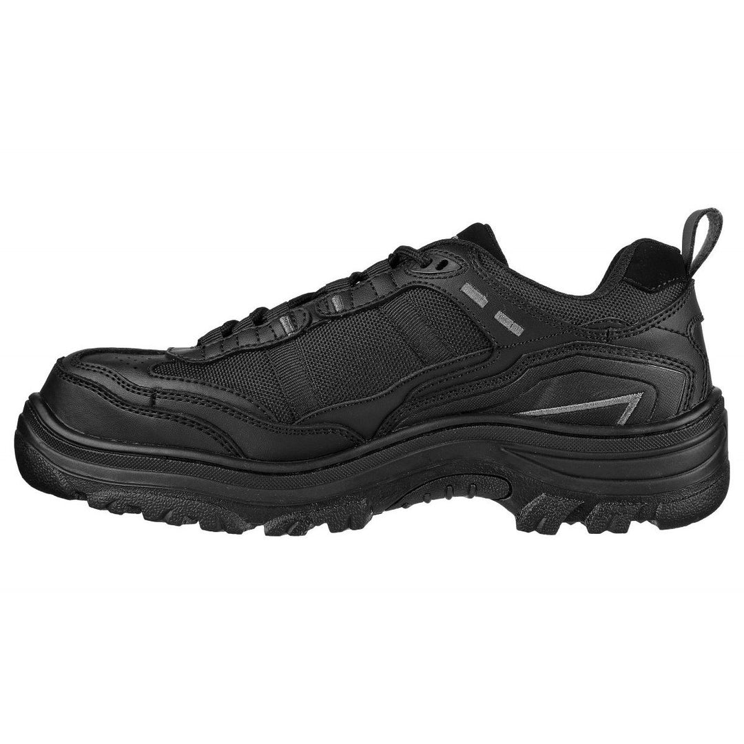 SKECHERS WORK Mens Burgin - Sawda Composite Toe Work Shoe Black - 200088-BLK BLACK Image 4