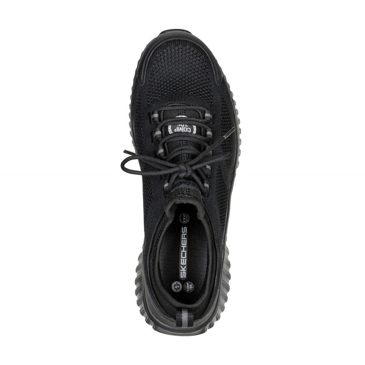 SKECHERS WORK Mens Cicades - Rhettle Composite Toe ESD Work Shoe Black - 200062-BLK BLACK Image 3