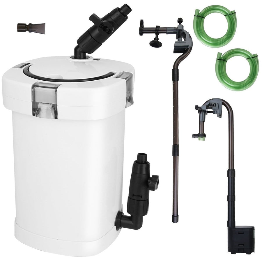 3-Stage External Canister Filter for Aquarium Fish Tank with 600L/H Flow Rate Image 1