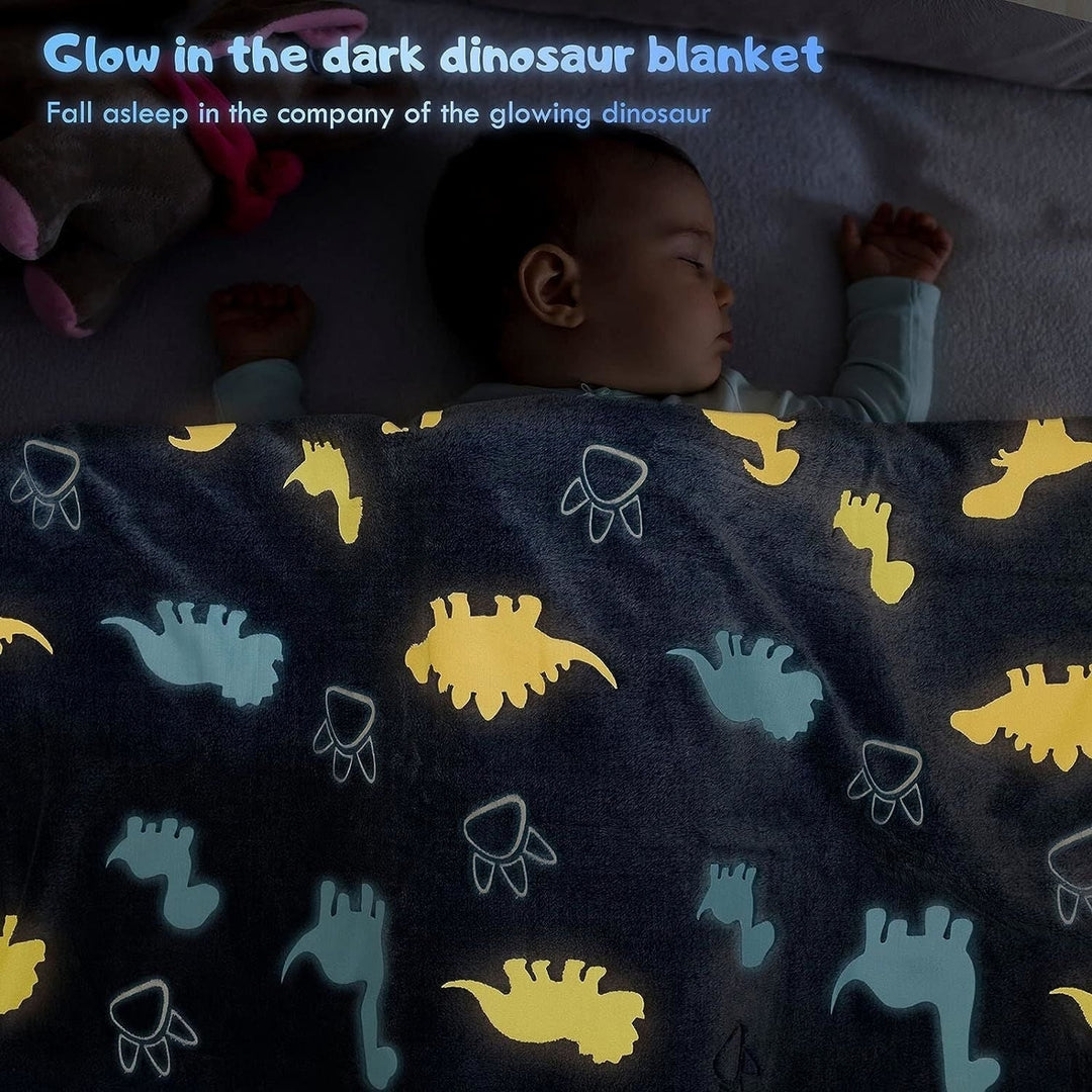 Glow in the Dark Throw Blanket Unicorn Luminous Kids Blanket Image 9