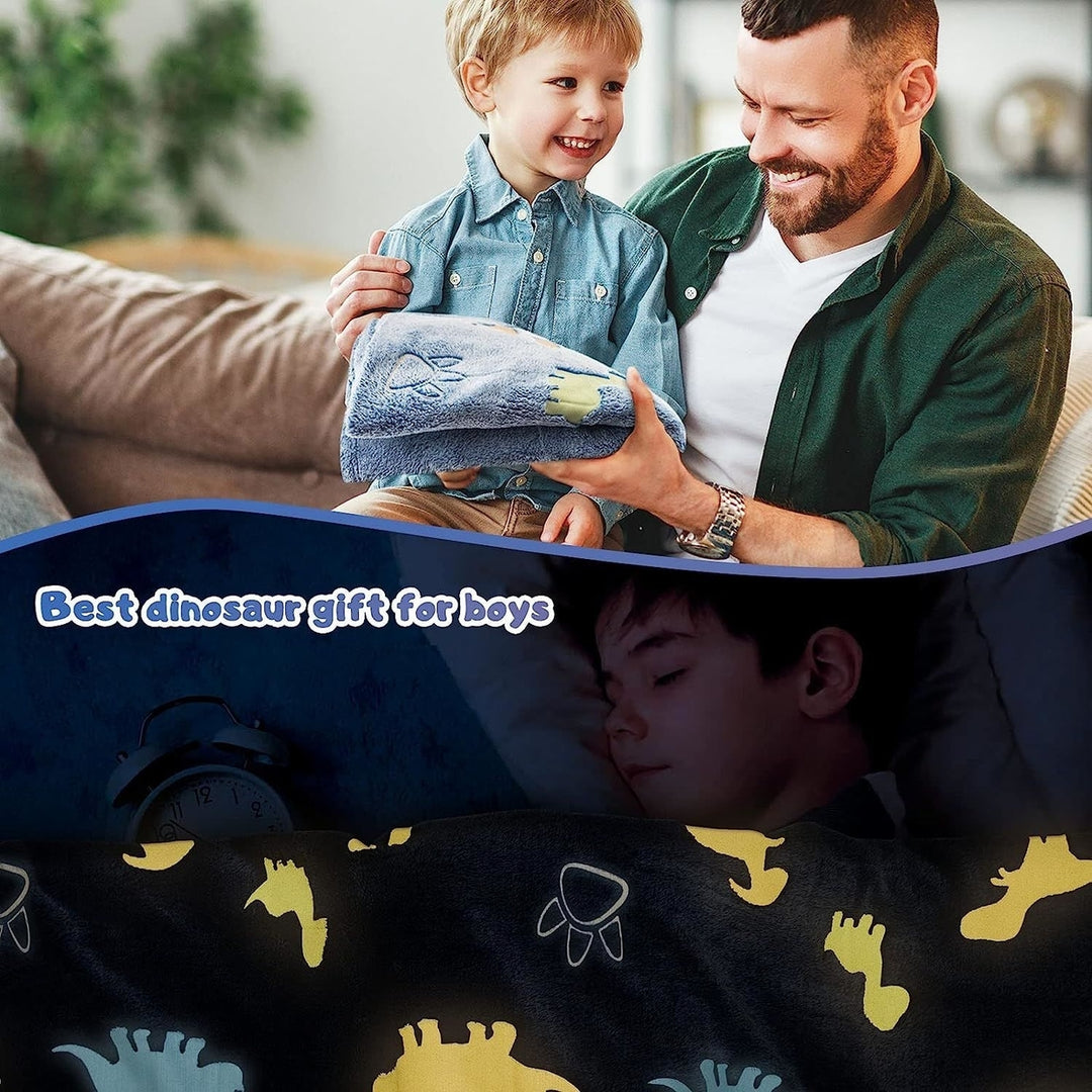 Glow in the Dark Throw Blanket Unicorn Luminous Kids Blanket Image 11