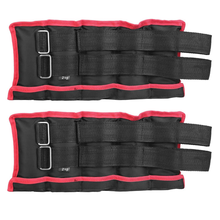 Ankle Weights Set Pair Wrist Arm Ankle Weight with Iron Sandbags Fillings Image 1