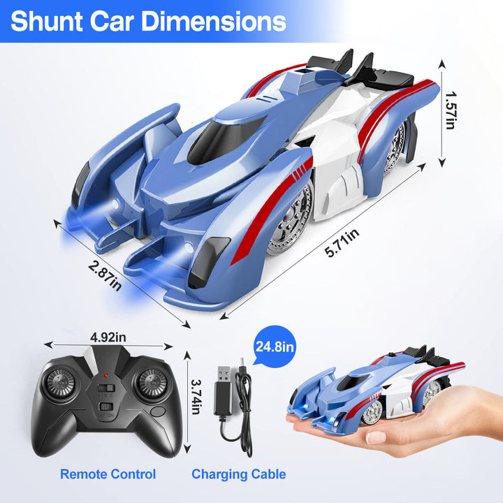 Electric Wall Climbing Car Toy 360 Degree Rotating Shunt Car Remote Control Dual Mode RC Car Rechargeable Toy Car with Image 7