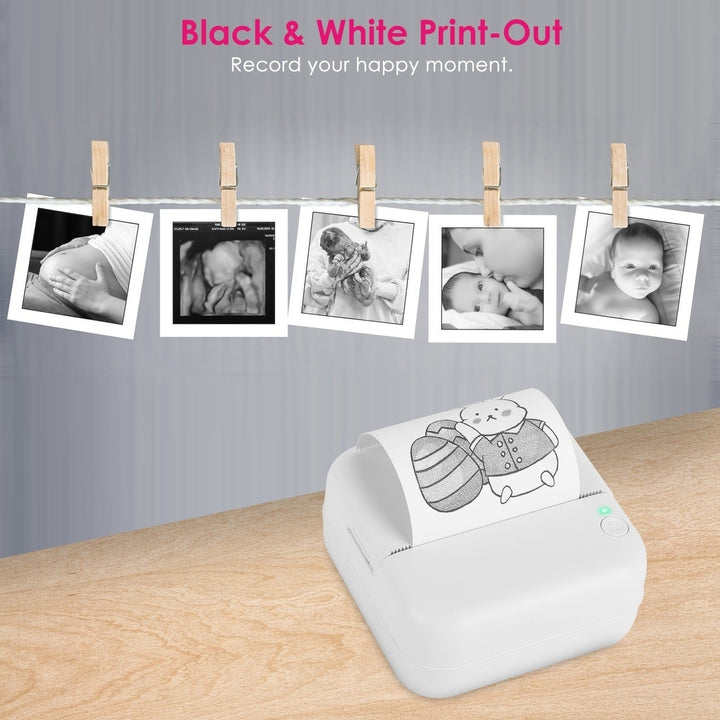 Pocket Wireless Thermal Printer Portable Mini Sticker Maker Machine Rechargeable Inkless Photo Printer Image 10