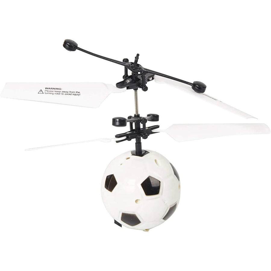 Magic Flying Football Toy for Adults Teens Built in LED Light Helicopter Ball Toy for Flying Drone Image 1