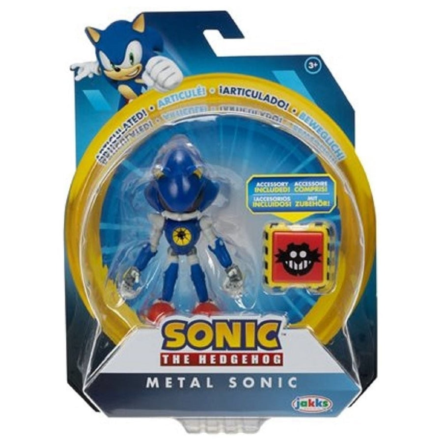 Sonic the Hedgehog 4-Inch Action Figures with Accessory  Metal Sonic Image 1