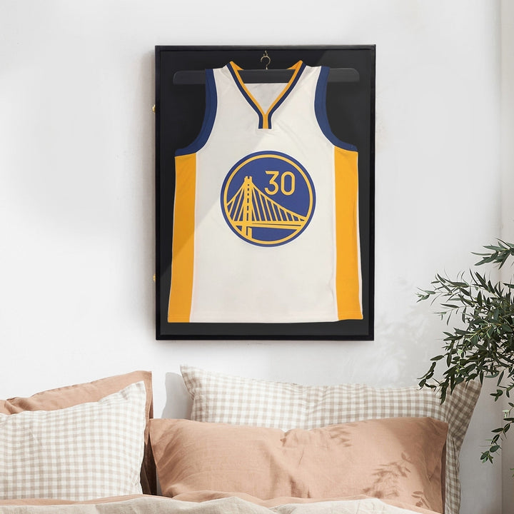 Jersey Frame Display Case with Lengthened Hanger for Baseball Basketball Football Hockey Sport Shirt and Uniform Image 2