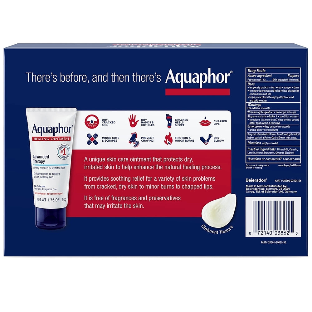 Aquaphor Advanced Therapy Healing Ointment1.75 Ounce (Pack of 4) Image 2