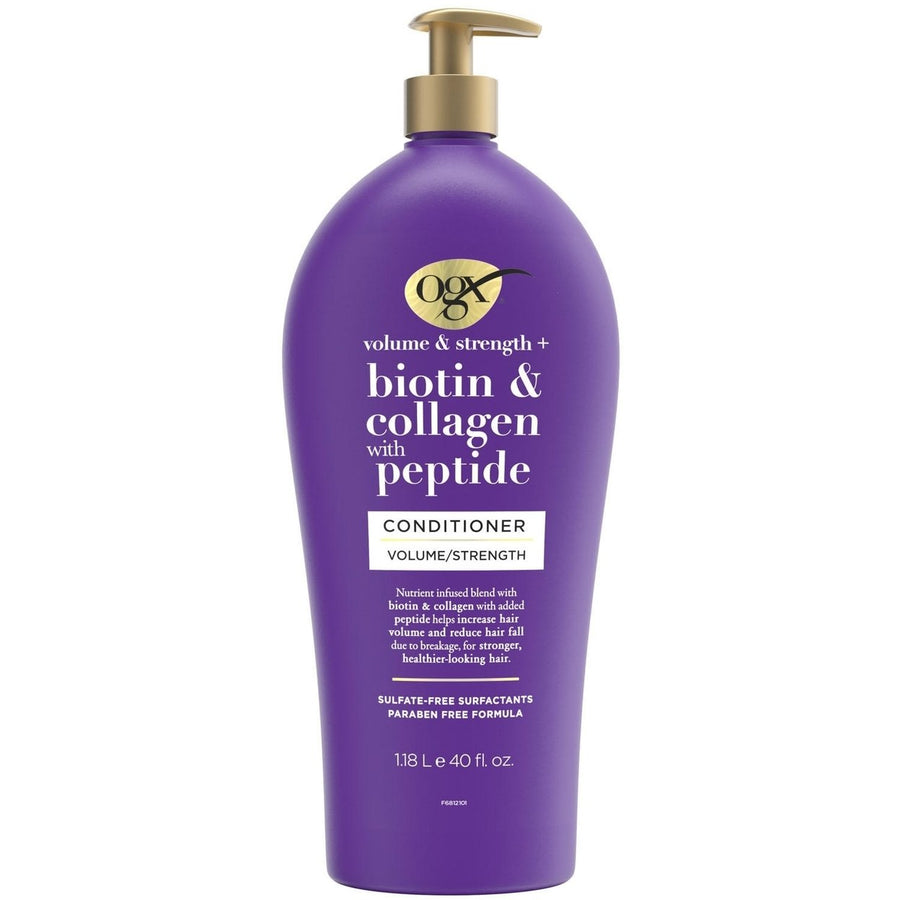 OGX Volume and Strength + Biotin and Collagen Conditioner (40 Fluid Ounce) Image 1