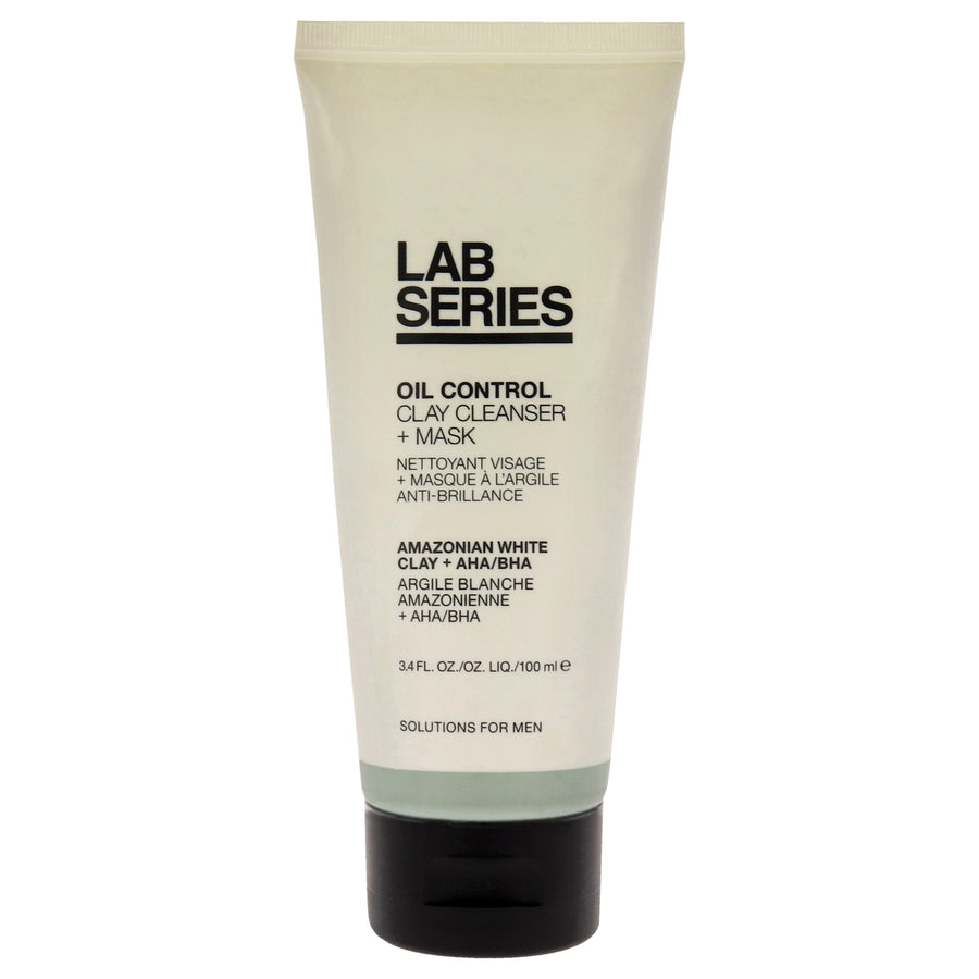 Lab Series Men SKINCARE Oil Control Clay Cleanser Plus Mask 3.4 oz Image 1