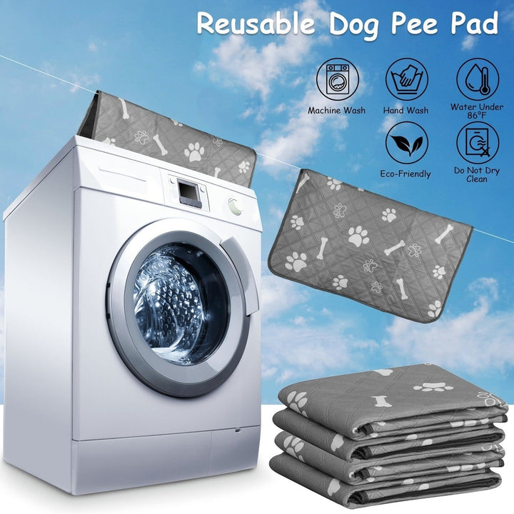 2Pcs Washable Pet Pee Pads For Puppy Kittens Dogs Cats Reusable Potty Mats Machine Washable Image 4