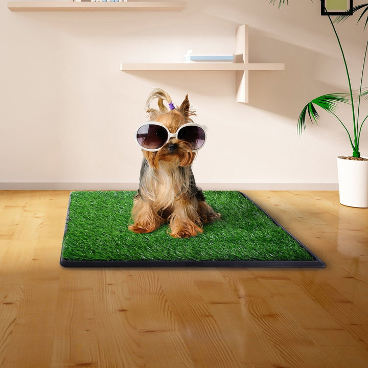 Artificial Dog Grass Mat Indoor Potty Training Pee Pad for Pet Image 2