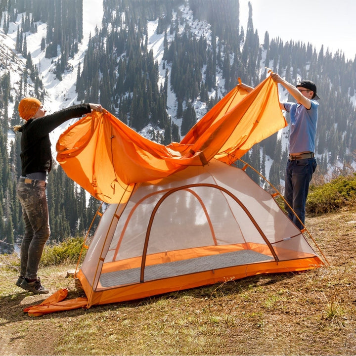 Heated Sleeping Bag Liner Powered By USB Plug Power Bank 3 Temperature Levels with Carrying Bag Machine Washable Image 3