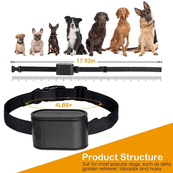 Electric Dog Fence System Pet Tone Shock Boundary Containment Water Resistant Collar Receiver For Small Medium Large Dog Image 12