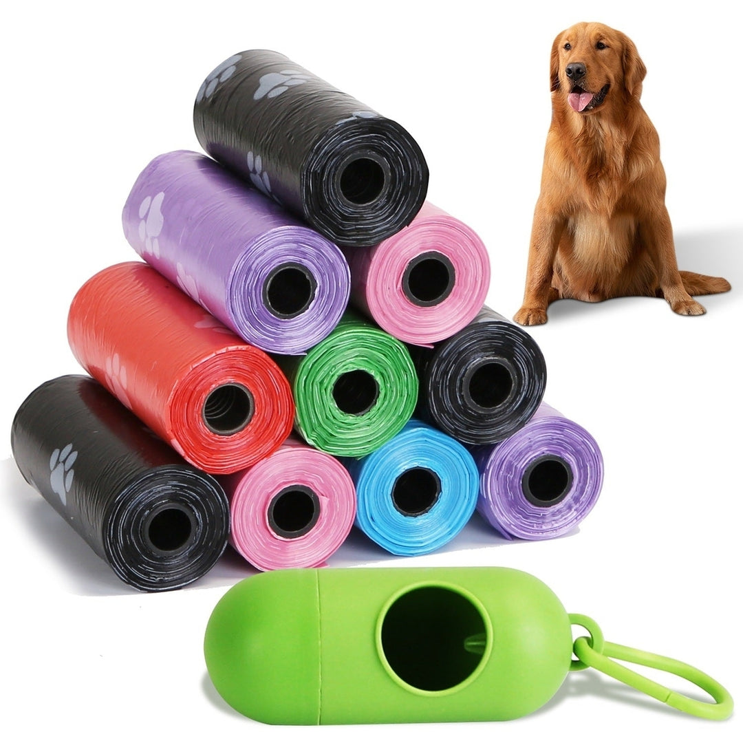 45 Rolls 675 Count Dog Waste Bags Disposable Dog Poop Bags with Dispenser Leakproof Unscented Image 9