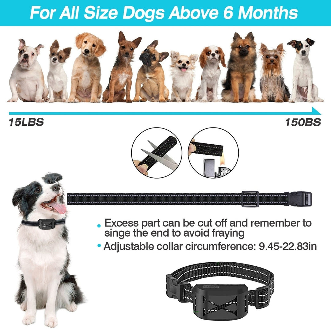 2 In 1 Wireless Electric Dog Fence Waterproof Pet Shock Boundary Containment System Electric Training Collar for Small Image 9