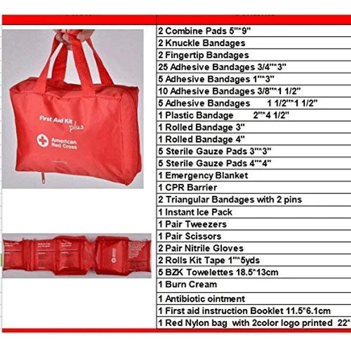 First Aid Essentials First Aid Kit Red Image 3